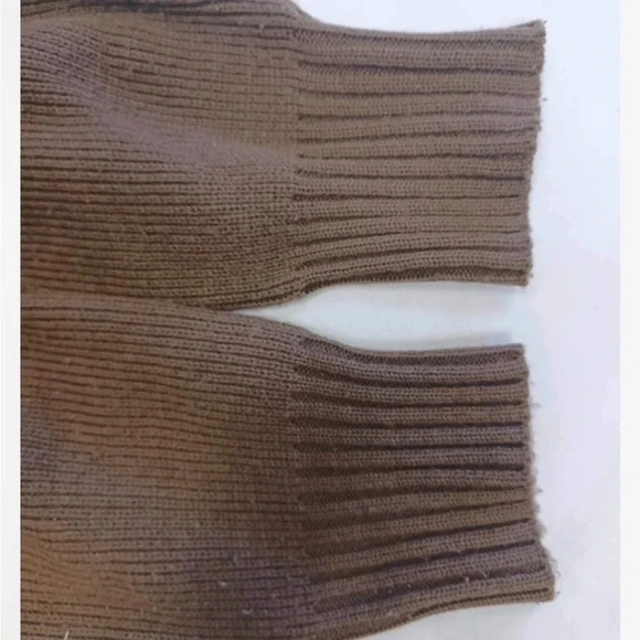 Rally Express Vintage Leather And Knot Sweater Jacket Size  Small - Picture 10 of 10